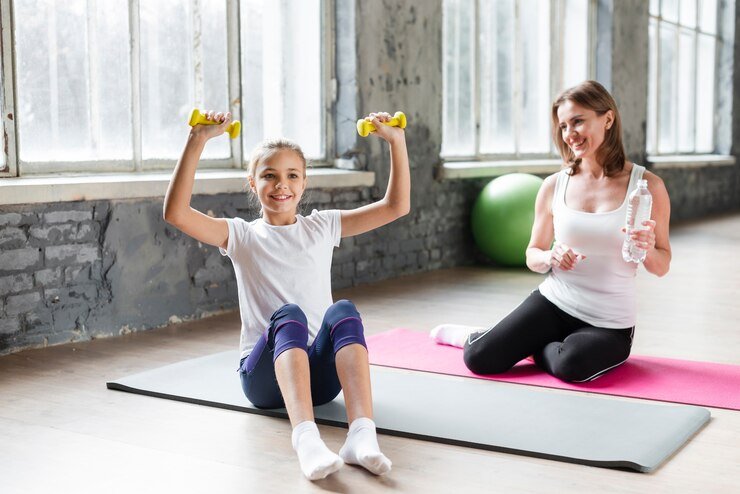 child center at 24 Hour Fitness with happy children playing